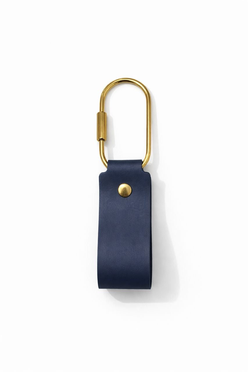 Personalized Rounded Leather Key Holder