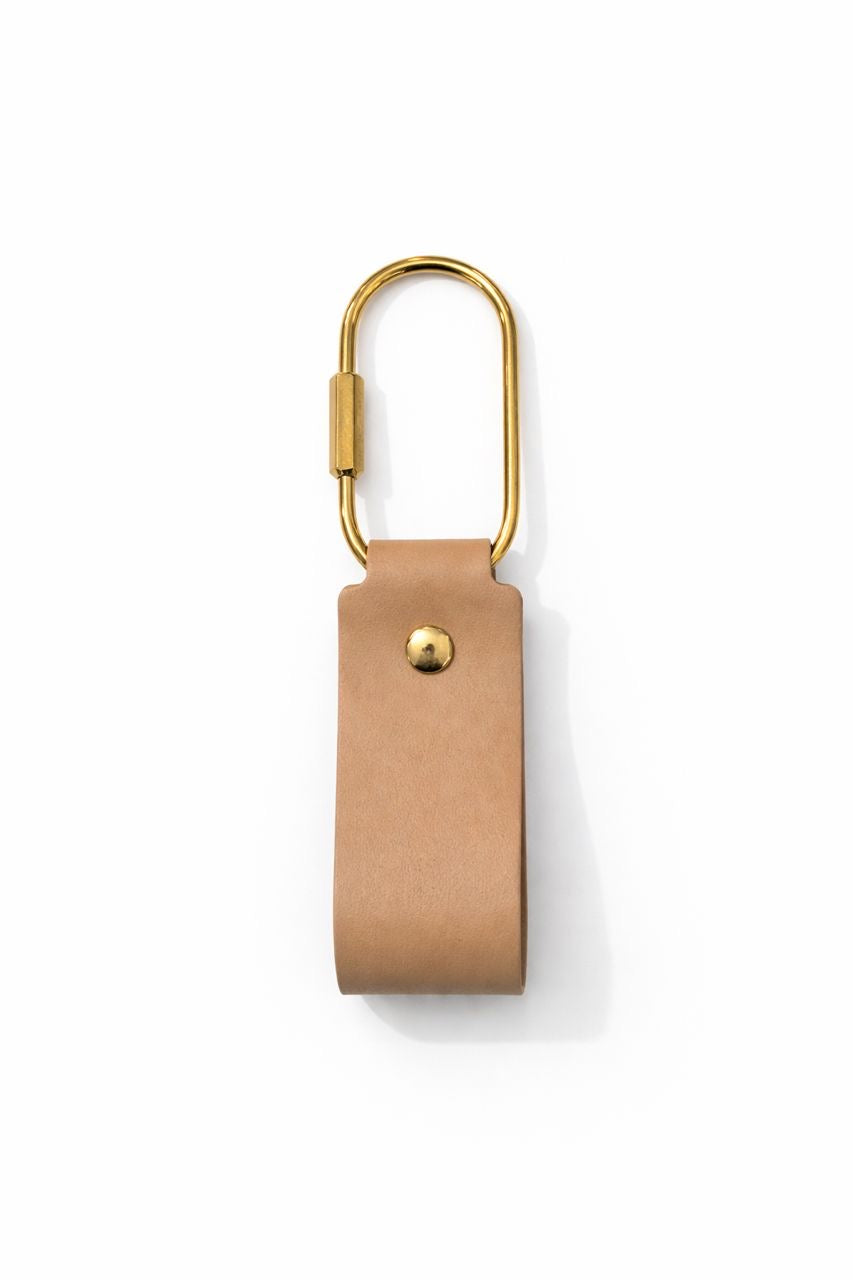 Personalized Rounded Leather Key Holder