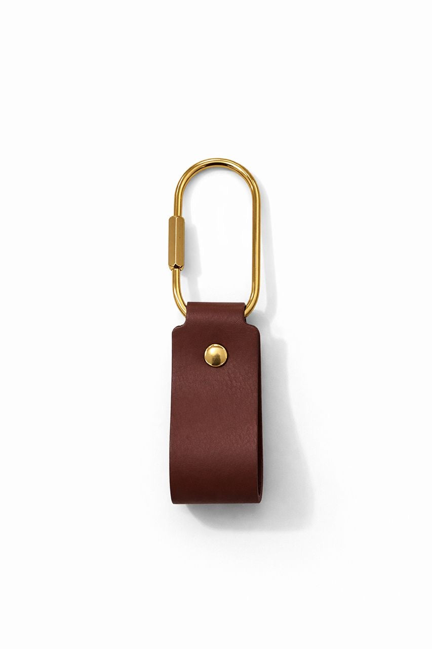Personalized Rounded Leather Key Holder