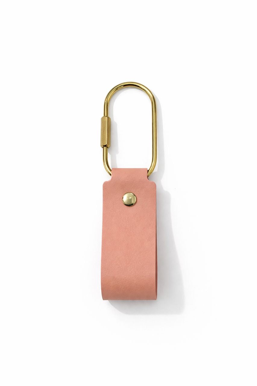 Personalized Rounded Leather Key Holder