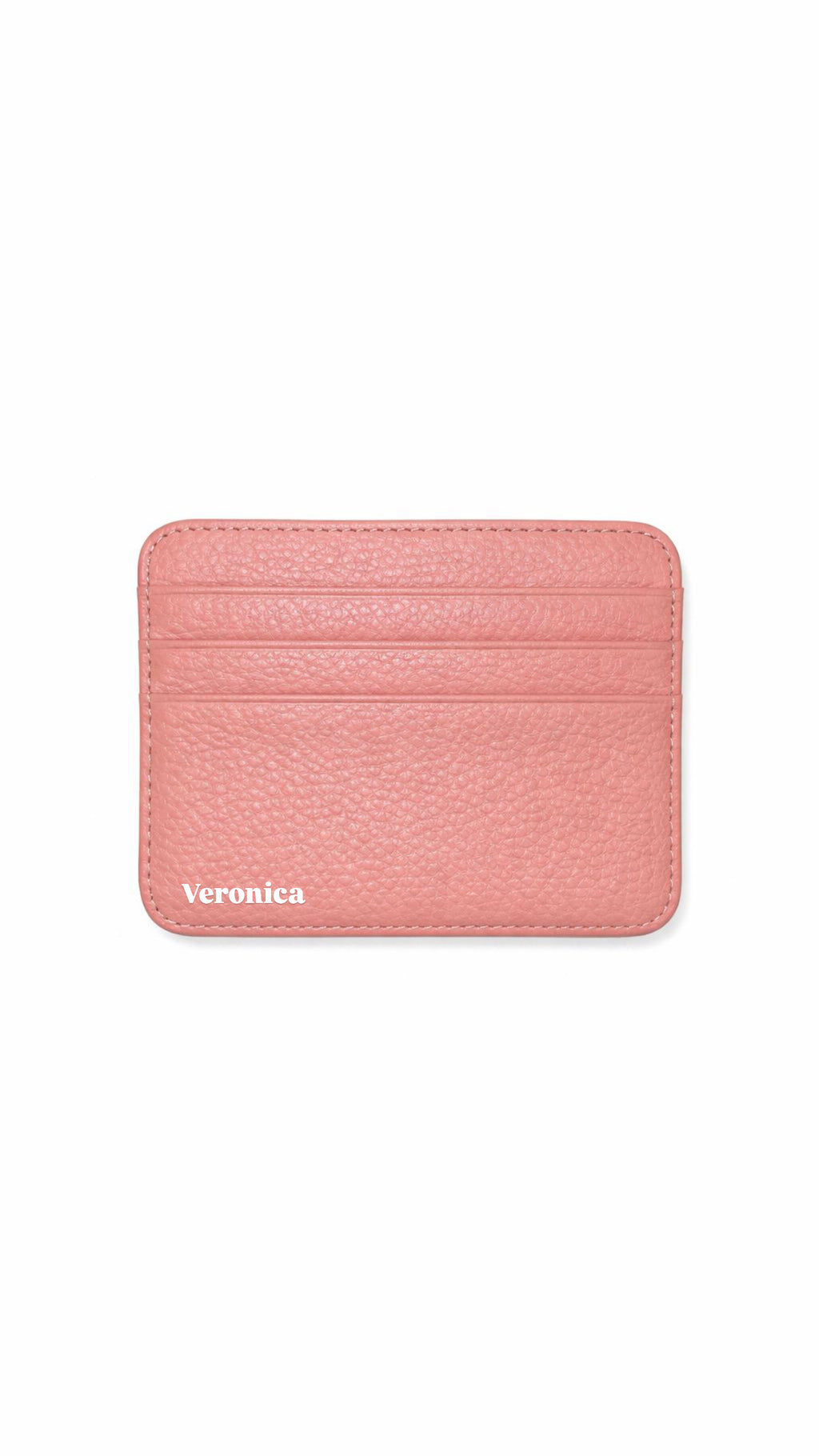 Personalized Rounded Card Holder
